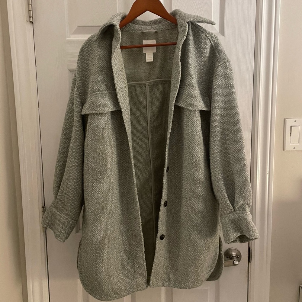Light green shirt coat :)